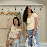 Sunday Puff Blouse (yellow)