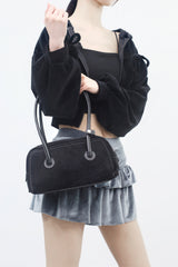 Sianne Suede Square Shoulder Bag