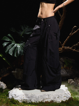24AW クリサリスブレスシックスポケットドローストリングナイロンパンツ