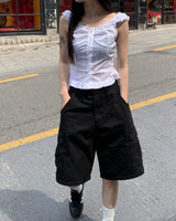 Frill blouse