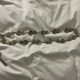  Metal Silver Waist Chain Belt Marmot/Ribbon/Rose (Choose 1 of 3)