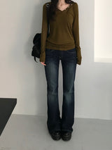 テンセルフーデッドTシャツ(5 colors)