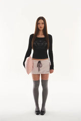 Dotty tee - black