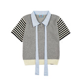 Marie Knit Polo Shirt Shortsleeve - Size 2