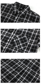 Multi-Plaid Checkered Overfit Shirt (JTOSRT-0001)