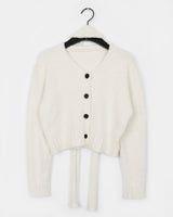 [マフラーセット🎀/MADE] Torin Vネックマフラーファーカーディガンセット