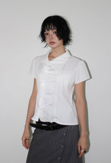 WAVE DRAPE SHIRT