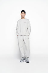25SS PIGMENT BASIC LOGO SWEATSHIRT LIGHT GREY