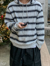 セントリー ダンガラ ブラッシュ フード ニット