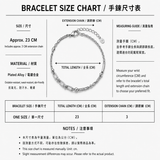 Deep Blue Halo Bracelet