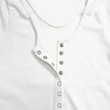 チポアボタンTシャツ