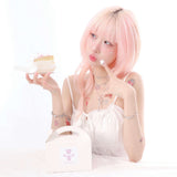 リボンティアネックレス (White/Black)