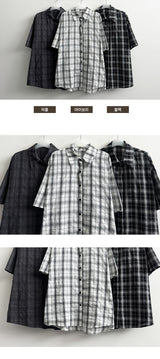 Dia Checkered Short Sleeve Shirt Shirt