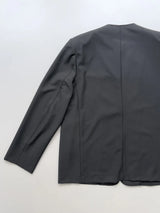Dawson Slit Collarless Over Fit Jacket