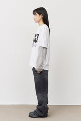 Grunge Rock Layered Longsleeve