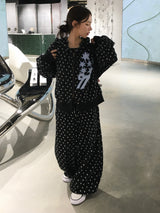 [SET] 97 スタースウェットワイドパンツ (2c)