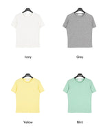 エリンテンセルクロップ半袖Tシャツ