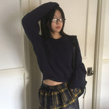 Posol Basic Short Round Knitwear