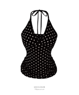 Mimi Dot Halter Top (3color)