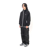 Sports Dept Small Logo Windbreaker - Black
