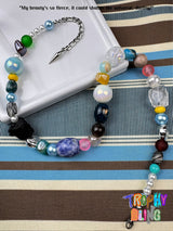 Natural stone mixed bead necklace
