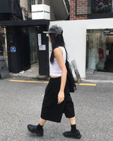 ワイドビッグコットンバミューダパンツ