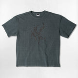 ビッグ N ノイズオーバーフィットピグメントTシャツ - 5COLOR
