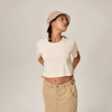 サマルクロップTシャツ Beige