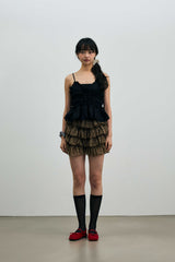 GENIE SLEEVELESS TOP / BLACK