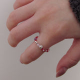 [CCNMADE] Kingstone Plumeria Ring (7color)