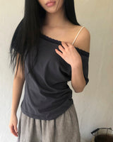 Berom Lace Short-Sleeve T-Shirt