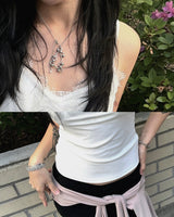 Adinkra シンボルピースメイキングチェーンネックレス (size: 2type)