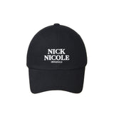 MINI ORIGINALS NICOLE BALL CAP_BLACK WHITE