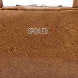 SPOILED LONG TOP – HANDLE BOX BAG | BROWN