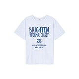 タイポTシャツ Melange Grey