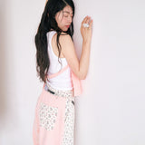 Flower sweat pants