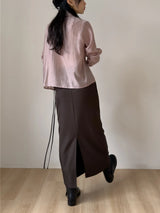 Lucia Tie See-through Blouse