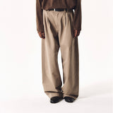 DOUBLE-PLEATED PANTS