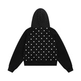 Nerisse Frill Dot Zip-Up