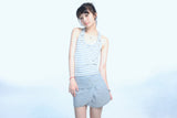 Eyelet 2 - Way Wrap Skirt - Gray