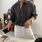 Wonderant Ice Cotton Linen Overfit Shirt