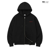 エクスクルーシブ フーディー ジップアップ 2セット［ブラック］
