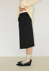 LINEN DEEP V-NECK KNIT