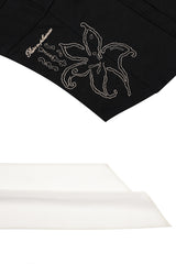 MIDNIGHT HALTER TOP black