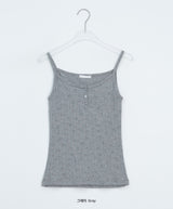 Rue Ribbed Snap Sleeveless