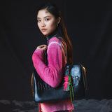 Signature Logo Top Handle Bag + Includes Charm and Keyring