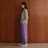 Cargo Cutline Pants_Purple
