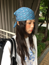 Kale check bandana (2color)