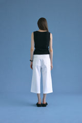 T/T Corsage sleeveless top (black)