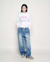 25FW FULL BANDING WASHING DENIM PANTS BLUE